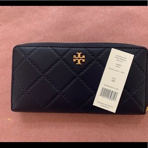 Authentic Navy Blue Tory Burch wallet
